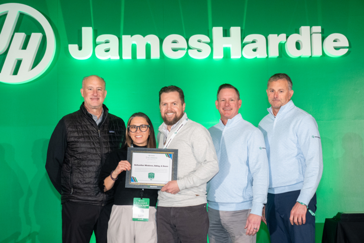 James Hardie President’s Club Award Winner
